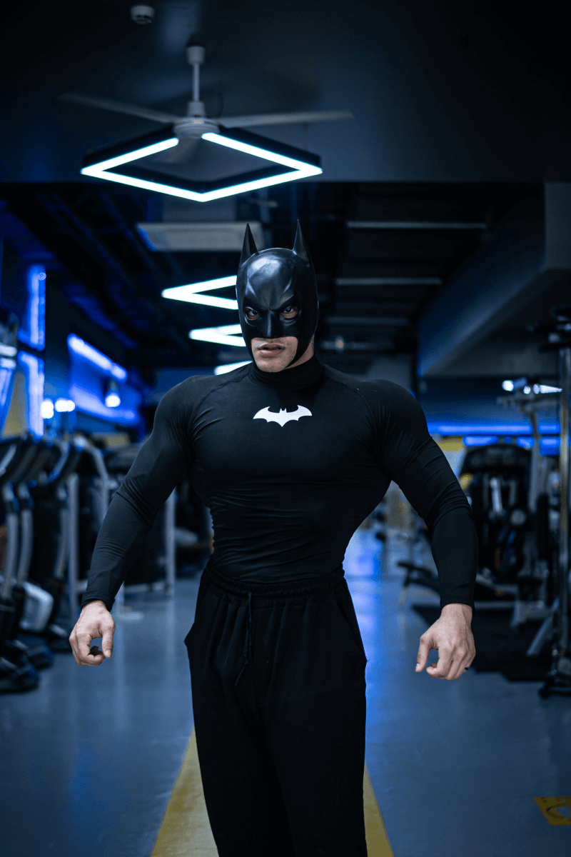 BATMAN UZUN KOLLU SIYAH COMPRESSION