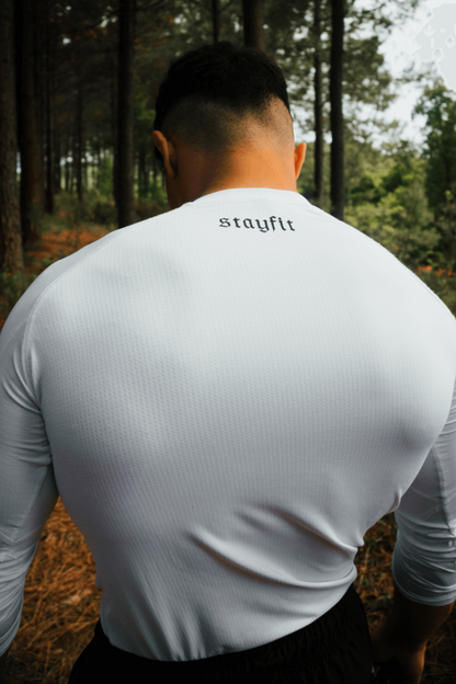 STAYFIT BEYAZ UZUN KOLLU COMPRESSION